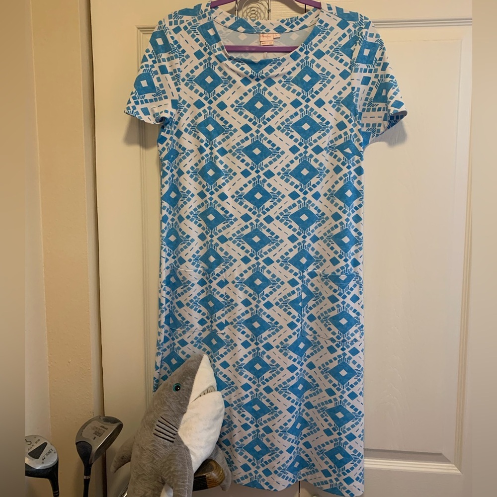 PERSIFOR Dress Made in the USA Size L SPF Cooling fabric